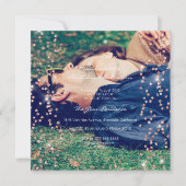 Birthday Afstuderen Spark Foto Confetti Roos Maroo Kaart (Voorkant)