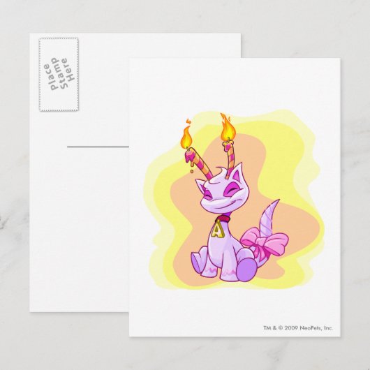 Birthday Aisha Briefkaart (Voorkant / Achterkant)