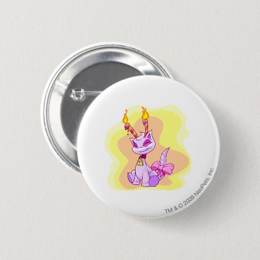 Birthday Aisha Ronde Button 5,7 Cm (Voorkant /achterkant)