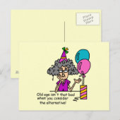 Birthday Alternative Humor Briefkaart (Voorkant / Achterkant)