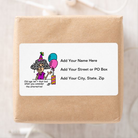 Birthday Alternative Humor Etiket (Insitu)