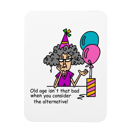 Birthday Alternative Humor Magneet (Verticaal)