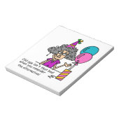 Birthday Alternative Humor Notitieblok (Linkerzijde)