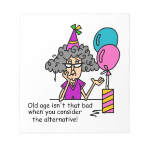 Birthday Alternative Humor Notitieblok