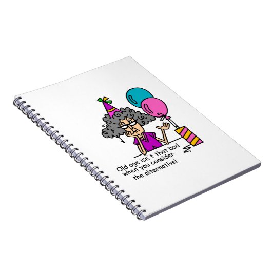 Birthday Alternative Humor Notitieboek (Rechterzijde)