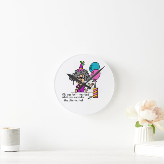 Birthday Alternative Humor Ronde Klok (Huis)