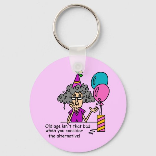 Birthday Alternative Humor Sleutelhanger (Voorkant)