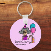 Birthday Alternative Humor Sleutelhanger (Voorkant)