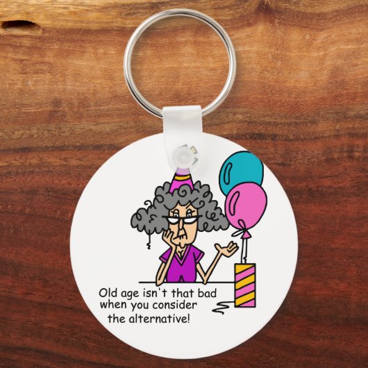 Birthday Alternative Humor Sleutelhanger (Voorkant)