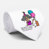 Birthday Alternative Humor Stropdas (Opgerold)