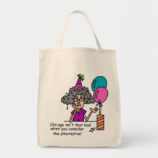 Birthday Alternative Humor Tote Bag (Voorkant)