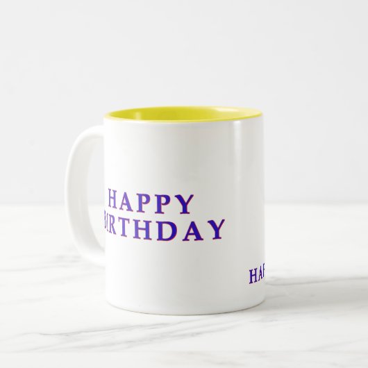 Birthday Anagrams mok (Voorkant links)