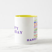 Birthday Anagrams mok (Center)