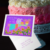 Birthday Angel Gevouwen Wenskaart Kaart