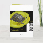 Birthday Angle Wing Comma Butterfly Kaart (Achterkant)