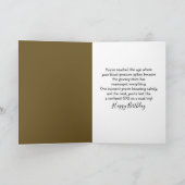 Birthday Angry Ground Hog Grocery Shopper Kaart (Binnen)