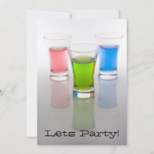 Birthday / Bachelor Party Invitation Kaart