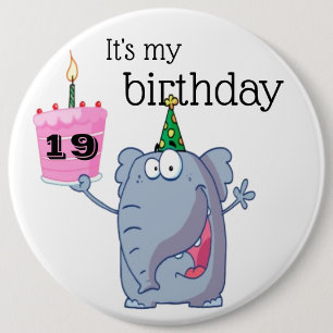 Birthday Badge - Het is mijn verjaardag Ronde Button 6,0 Cm