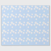 Birthday-ballonnen blauw verpakkingspapier cadeaupapier (Vlak)