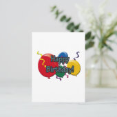 Birthday-ballonnen Briefkaart (Staand voorkant)