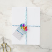 Birthday-ballonnen Cadeaulabel (Met Touw)