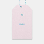 Birthday-ballonnen Cadeaulabel (Achterkant)