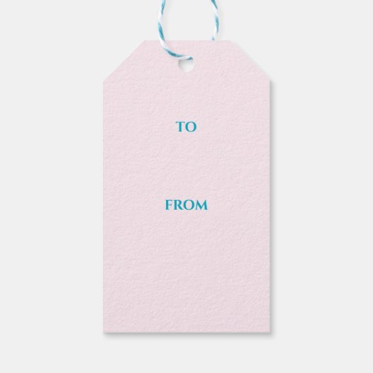 Birthday-ballonnen Cadeaulabel (Achterkant)