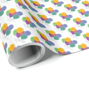 Birthday-ballonnen Cadeaupapier