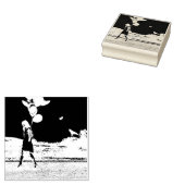 Birthday-ballonnen en Raven Rubberstempel (Gestempeld)