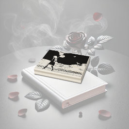 Birthday-ballonnen en Raven Rubberstempel