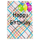 Birthday-ballonnen Medium Cadeauzakje (Voorkant)