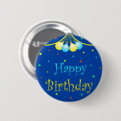 Birthday-ballonnen Ronde Button 5,7 Cm (Voorkant /achterkant)