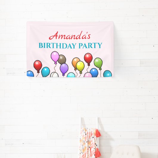 Birthday-ballonnen Spandoek (Insitu)