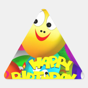 Birthday-ballonnen Sticker