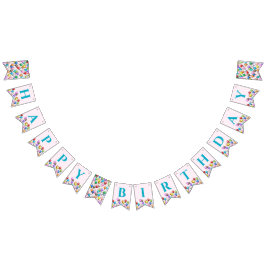 Birthday-ballonnen Vlaggetjes