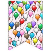 Birthday-ballonnen Vlaggetjes (Eerste vlag)