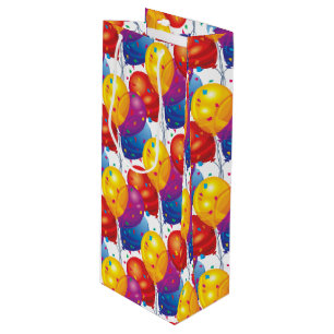 Birthday ballons Paper Cadeau Wijn Cadeautas