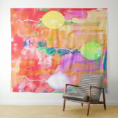 Birthday Balloon Abstracte fotoachtergrondTapestry Wandkleed (In Situ (horizontaal))