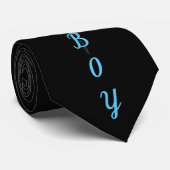 BIRTHDAY BALLOON BLACK STROPDAS (Opgerold)