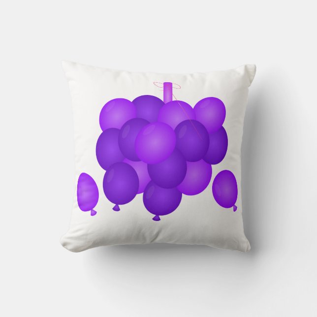 Birthday Balloon Bliss Pillow Kussen (Voorkant)