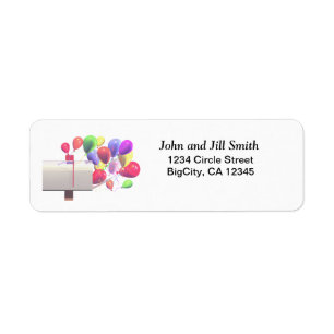 Birthday Balloon Etiket