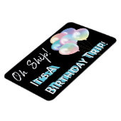 Birthday Balloon Funny Cruise Cabin door Magnet Magneet (Linkerzijde)