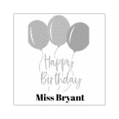 Birthday Balloon Rubberstempel (Afrduk)