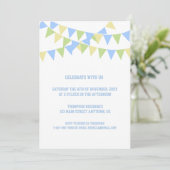 Birthday Balloon Uitnodiging (Staand voorkant)