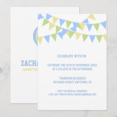 Birthday Balloon Uitnodiging (Voorkant / Achterkant)