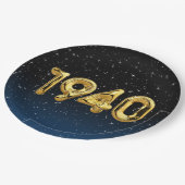 Birthday Balloons 1940 in Bord van stervelpapier (Gekanteld)