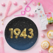 Birthday Balloons 1943 in Bord van stervelpapier (Feest)