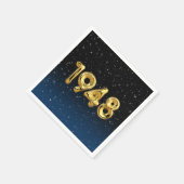 Birthday Balloons 1948 in Stars Napkins Servet (Hoek)