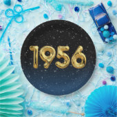 Birthday Balloons 1956 in Bord voor stervelpapier (Feest)