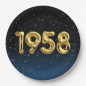 Birthday Balloons 1958 in Bord van stervelpapier (Voorkant)